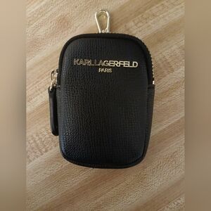 Karl Lagerfeld Clip On Coin Pouch/Airpod Case- NEVER USED